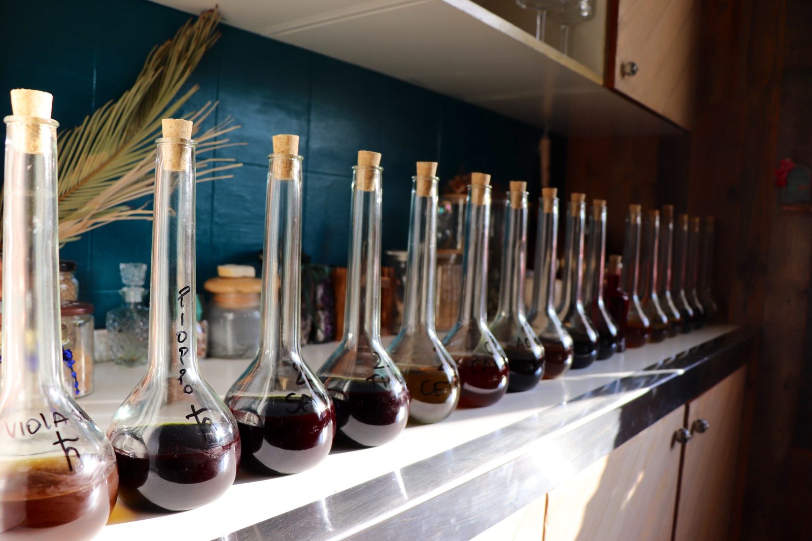 Liquid magnets on the atelier shelf
