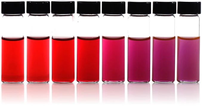 Potable red colloidal gold — the series
